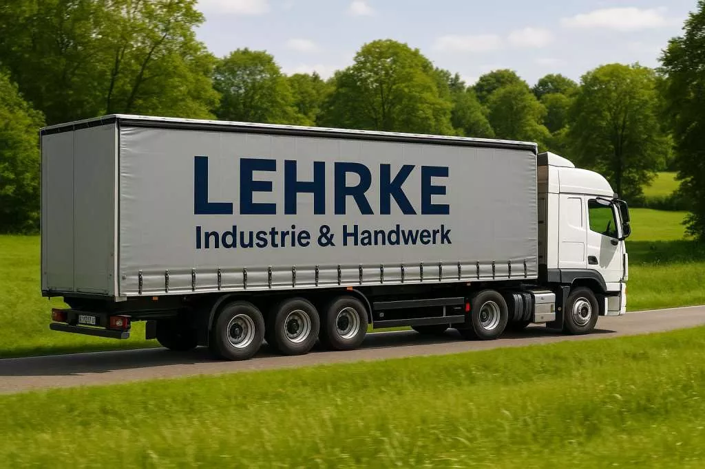 Bild: LKW der Firma LEHRKE Industrie & Handwerk