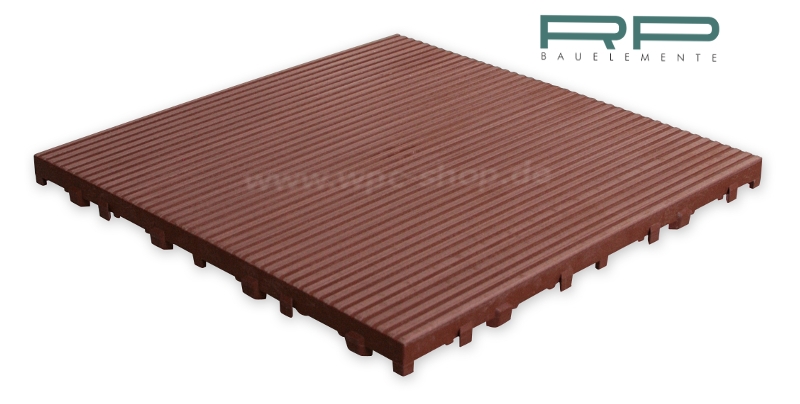 Bild von RP Bauelemente OHG - Titel: Werzalit Paseo Bodenfliese - WPC Fliese