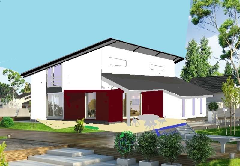 BAU.DE / BAU-Forum: 2. Bild zu Antwort "Geb&auml;udeh&ouml;he im Bebauungsplan: Definition und Auslegung" auf die Frage "Bungalow im 2-geschossigen Gebiet: Pultdach, Staffelgeschoss & Alternativen f&uuml;r barrierefreies Wohnen?" im BAU-Forum "Architekt / Architektur"