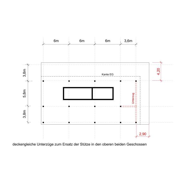 BAU.DE / BAU-Forum: 1. Bild zu Antwort "Stahlbetonskelett: Monolitzen-Spannverfahren f&uuml;r B&uuml;roauskragungen" auf die Frage "Stahlbetonskelettbau mit Auskragung: Statik, Ausf&uuml;hrung & Kosten f&uuml;r B&uuml;robau?" im BAU-Forum "Architekt / Architektur"