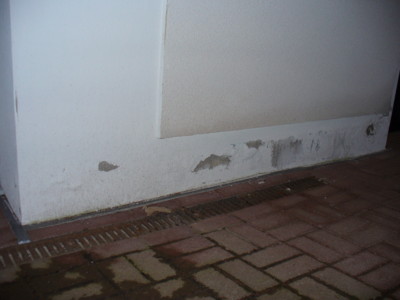 BAU.DE / BAU-Forum: 4. Bild zu Antwort "Feuchtigkeitsschaden: Weitere Bilder zur Schadensanalyse" auf die Frage "Feuchter Putz unter Treppe: Ursachen, Kosten der Sanierung & Risiken?" im BAU-Forum "Au&szlig;enw&auml;nde und Fassaden"