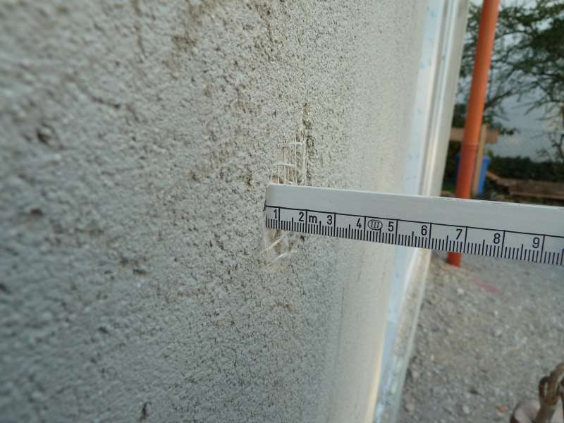 BAU.DE / BAU-Forum: 5. Bild zu Frage "Putz auf OSB-Platten: M&auml;ngel erkennen? Auftragsst&auml;rke, Haftung & Risiken in Bayern?" im BAU-Forum "Au&szlig;enw&auml;nde und Fassaden"