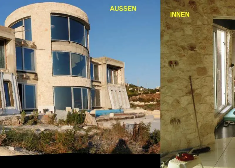 BAU.DE / BAU-Forum: 1. Bild zu Frage "Natursteinmauerwerk sandet: Ursachen, Sanierung & Schutz vor Verwitterung?" im BAU-Forum "Au&szlig;enw&auml;nde und Fassaden"