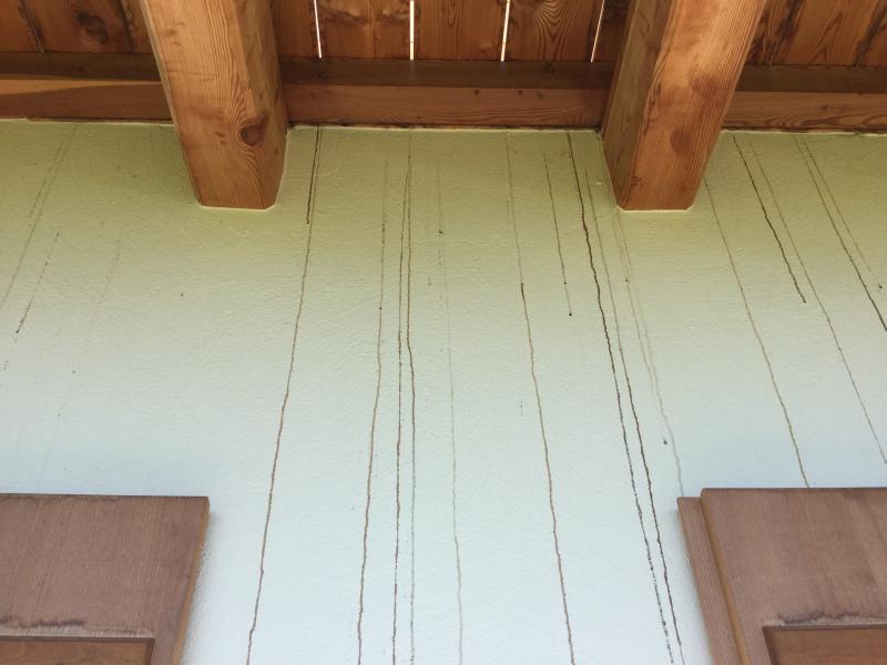 BAU.DE / BAU-Forum: 2. Bild zu Frage "Braun gef&auml;rbtes Wasser l&auml;uft die Hausmauer runter!" im BAU-Forum "Au&szlig;enw&auml;nde und Fassaden"