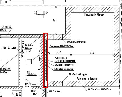BAU.DE / BAU-Forum: 2. Bild zu Frage "Kimmstein Garagenwand auf Kellersohle: Risiken, Sanierung & Abdichtung?" im BAU-Forum "Au&szlig;enw&auml;nde und Fassaden"