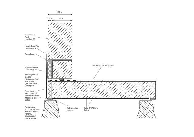 BAU.DE / BAU-Forum: 1. Bild zu Antwort "Sockelabdichtung: Fragen zur korrekten Ausf&uuml;hrung &ndash; Danke!" auf die Frage "Sockelabdichtung: Horizontale Abdichtung anschlie&szlig;en &ndash; korrekte Ausf&uuml;hrung & Kosten?" im BAU-Forum "Au&szlig;enw&auml;nde und Fassaden"