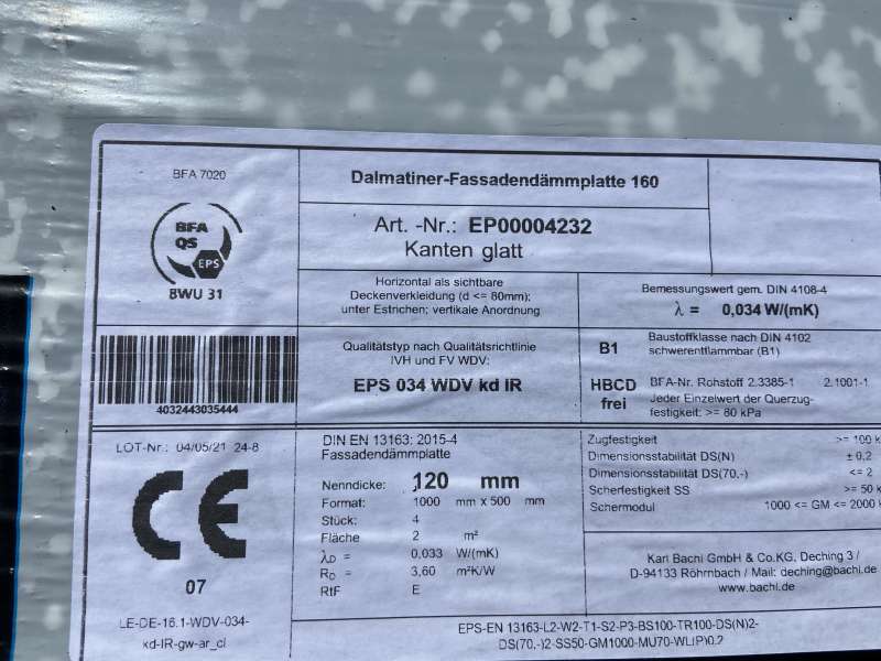 BAU.DE / BAU-Forum: 1. Bild zu Frage "EPS Fassadendämmplatten sofort verwendbar nach Produktion?" im BAU-Forum "Außenwände und Fassaden" BAU.DE / BAU-Forum: 1. Bild zu Frage "EPS Fassadendämmplatten sofort verwendbar nach Produktion?" im BAU-Forum "Außenwände und Fassaden"