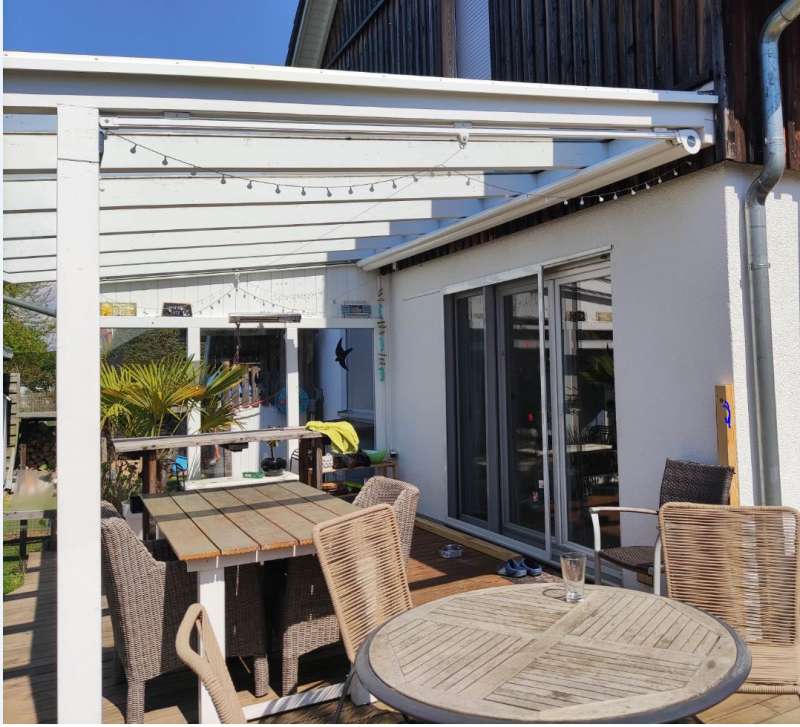 BAU.DE / BAU-Forum: 2. Bild zu Frage "Frage zur Befestigung senkrechter Balken an Außenwand für Terassenüberdachung: Tipps für sichere Montage" im BAU-Forum "Außenwände und Fassaden" BAU.DE / BAU-Forum: 2. Bild zu Frage "Frage zur Befestigung senkrechter Balken an Außenwand für Terassenüberdachung: Tipps für sichere Montage" im BAU-Forum "Außenwände und Fassaden"