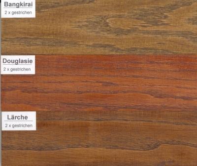 BAU.DE / BAU-Forum: 1. Bild zu Antwort "Holzöl-Effekt: Dunkle Verfärbung – Ursachen & Lösungen" auf die Frage "Garapa Terrasse zu dunkel geölt: Holzöl entfernen, aufhellen & retten?" im BAU-Forum "Balkon und Terrasse" BAU.DE / BAU-Forum: 1. Bild zu Antwort "Holzöl-Effekt: Dunkle Verfärbung – Ursachen & Lösungen" auf die Frage "Garapa Terrasse zu dunkel geölt: Holzöl entfernen, aufhellen & retten?" im BAU-Forum "Balkon und Terrasse"