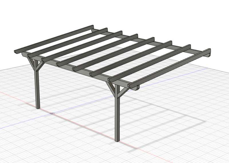 BAU.DE / BAU-Forum: 1. Bild zu Antwort "Alternative Befestigungsmethode?" auf die Frage "Terrassen&uuml;berdachung an ged&auml;mmter Fassade befestigen: Welche D&uuml;bel f&uuml;r Porenbeton?" im BAU-Forum "Balkon und Terrasse"