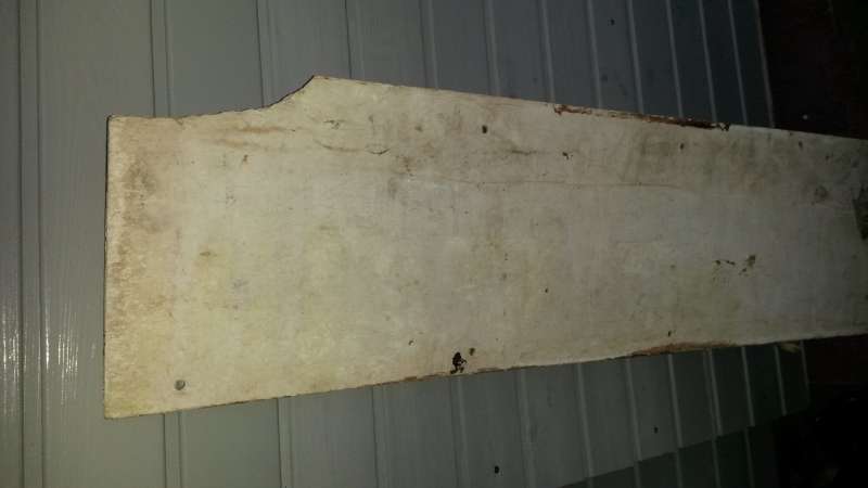 BAU.DE / BAU-Forum: 1. Bild zu Frage "Wei&szlig;e Platte asbesthaltig?" im BAU-Forum "Baustoffe"