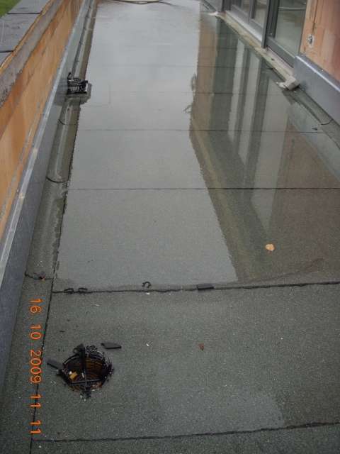 BAU.DE / BAU-Forum: 3. Bild zu Frage "Dachterrasse/Flachdach: Wasserablauf pr&uuml;fen &ndash; Ursachen, L&ouml;sungen & Kosten f&uuml;r Neubau?" im BAU-Forum "Dach"