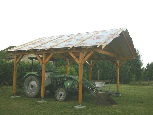 BAU.DE / BAU-Forum: 1. Bild zu Frage "Carport Statik pr&uuml;fen: BMI Braas Tegalit Dachziegel &ndash; Gewicht, Schneelast & Sicherheit?" im BAU-Forum "Dach"
