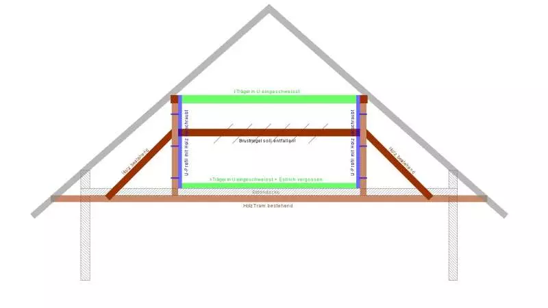 BAU.DE / BAU-Forum: 1. Bild zu Frage "Doppeltes H&auml;ngewerk Umbau: Machbarkeit pr&uuml;fen & Statik-Check f&uuml;r Ihr Dach?" im BAU-Forum "Dach"