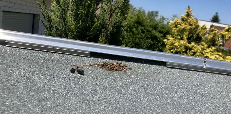 BAU.DE / BAU-Forum: 3. Bild zu Frage "Dachpappe Risse, &Uuml;berst&auml;nde wellig" im BAU-Forum "Dach"