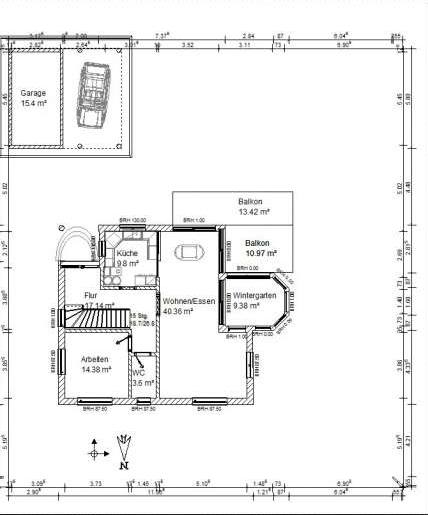 BAU.DE / BAU-Forum: 1. Bild zu Frage "EFH am Nordhang bauen: Was beachten? Grundst&uuml;ck, Planung & Kosten" im BAU-Forum "Grundriss-Diskussionen"