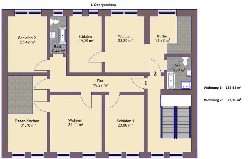 BAU.DE / BAU-Forum: 1. Bild zu Frage "Grundriss - 2 Stockwerke (Bitte um Meinungen)" im BAU-Forum "Grundriss-Diskussionen" BAU.DE / BAU-Forum: 1. Bild zu Frage "Grundriss - 2 Stockwerke (Bitte um Meinungen)" im BAU-Forum "Grundriss-Diskussionen"