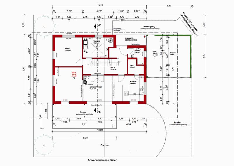 BAU.DE / BAU-Forum: 1. Bild zu Frage "Zugang im Norden? Was meint ihr?" im BAU-Forum "Grundriss-Diskussionen"