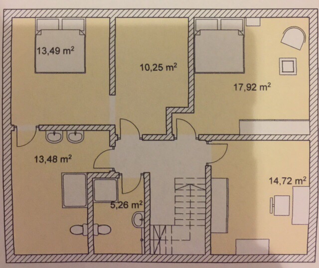 BAU.DE / BAU-Forum: 1. Bild zu Frage "Hallo! Wir bauen ein Fertighaus" im BAU-Forum "Grundriss-Diskussionen"