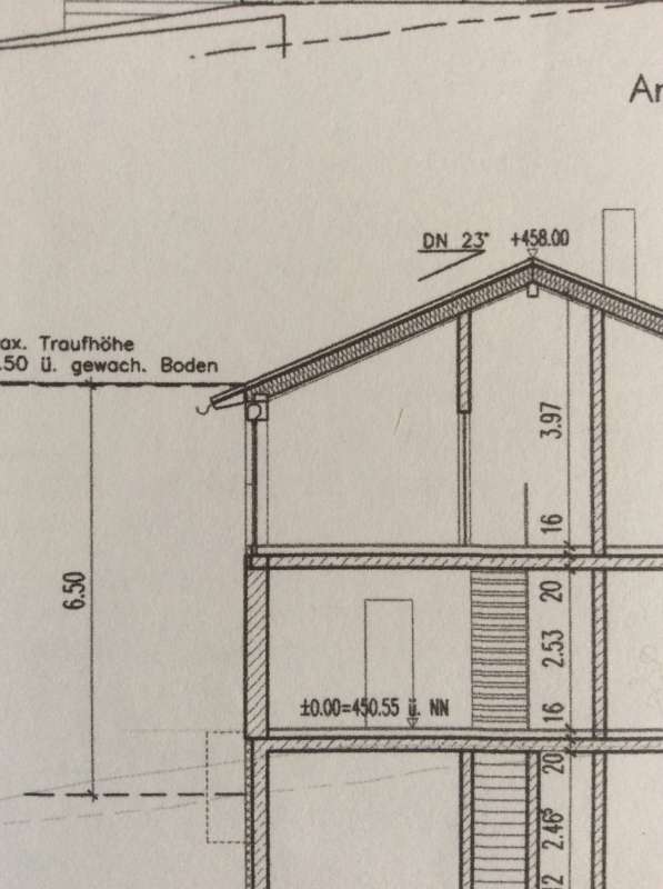 BAU.DE / BAU-Forum: 1. Bild zu Frage "Dachneigung Entscheidung: Optimale Neigung finden &ndash; Expertenrat, Vor- & Nachteile?" im BAU-Forum "Grundriss-Diskussionen"