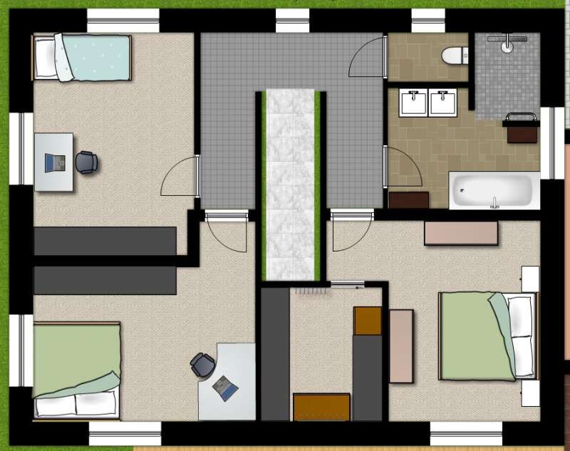 BAU.DE / BAU-Forum: 2. Bild zu Frage "Was sagt ihr zu meinen Grundrissen?..." im BAU-Forum "Grundriss-Diskussionen"