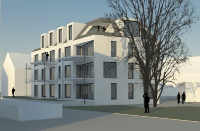 BAU.DE / BAU-Forum: 2. Bild zu Antwort "Danke f&uuml;r die kostruktive Hinweise. Der..." auf die Frage "Mehrfamilienhaus planen: Grundriss-Check, Vor-/Nachteile & Kosten pro Wohnung?" im BAU-Forum "Grundriss-Diskussionen"