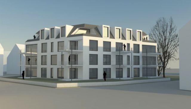 BAU.DE / BAU-Forum: 3. Bild zu Antwort "Danke f&uuml;r die kostruktive Hinweise. Der..." auf die Frage "Mehrfamilienhaus planen: Grundriss-Check, Vor-/Nachteile & Kosten pro Wohnung?" im BAU-Forum "Grundriss-Diskussionen"