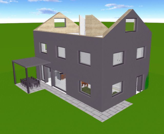 BAU.DE / BAU-Forum: 1. Bild zu Frage "Unabh&auml;ngige Meinung Einfamilienhaus ca. 140 m&sup2;" im BAU-Forum "Grundriss-Diskussionen"