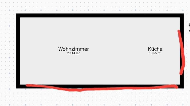 BAU.DE / BAU-Forum: 1. Bild zu Frage "Grundriss Wohnzimmer, Esszimmer, K&uuml;che: Optimierung f&uuml;r Anbau, Raumaufteilung & Treppenhaus?" im BAU-Forum "Grundriss-Diskussionen"