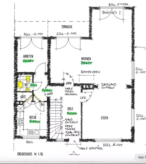 BAU-Forumsbeitrag: Optimierung des Erdgeschoss-Grundrisses: Ideen für offenen Wohnbereich gesucht