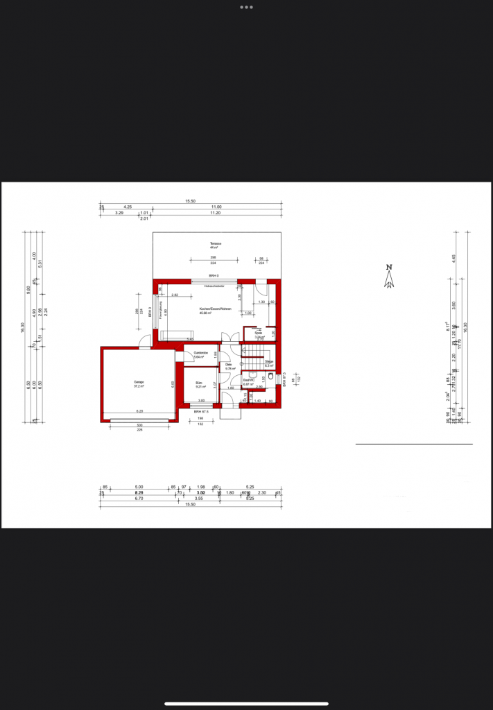 BAU.DE / BAU-Forum: 2. Bild zu Frage "Grundriss optimieren: Feedback zu OG (WC, Bad) und EG (Speis, K&uuml;che) gesucht" im BAU-Forum "Grundriss-Diskussionen"