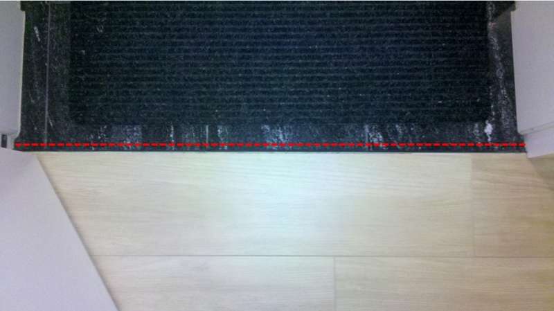 BAU.DE / BAU-Forum: 1. Bild zu Frage "Estrich und Fu&szlig;boden unter Wohnungst&uuml;r hindurch?" im BAU-Forum "Estrich und Bodenbel&auml;ge"