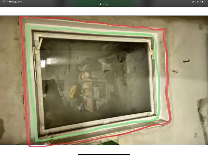 BAU.DE / BAU-Forum: 1. Bild zu Antwort "Bild" auf die Frage "Kellerfenster Ausbauen: Anleitung, Tipps & Werkzeug f&uuml;r den sicheren Ausbau?" im BAU-Forum "Fenster und Au&szlig;ent&uuml;ren"