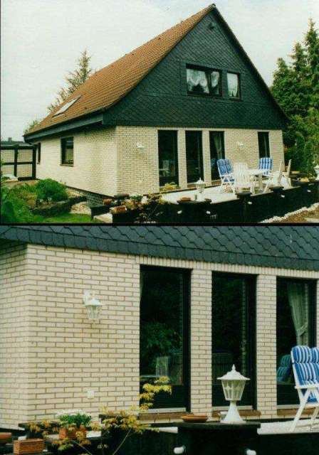 BAU.DE / BAU-Forum: 3. Bild zu Antwort "Streif Fertighaus Fassade verbessern" auf die Frage "Streif Fertighaus Fassadendämmung verbessern: Kosten, Materialien & Vorgehensweise?" im BAU-Forum "Fertighaus" BAU.DE / BAU-Forum: 3. Bild zu Antwort "Streif Fertighaus Fassade verbessern" auf die Frage "Streif Fertighaus Fassadendämmung verbessern: Kosten, Materialien & Vorgehensweise?" im BAU-Forum "Fertighaus"