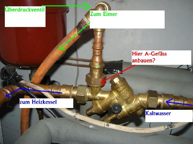 BAU.DE / BAU-Forum: 1. Bild zu Frage "Trinkwasser Ausdehnungsgef&auml;&szlig; fehlt: Richtige Gr&ouml;&szlig;e, Funktion & Installation im Einfamilienhaus?" im BAU-Forum "Heizung / Warmwasser"