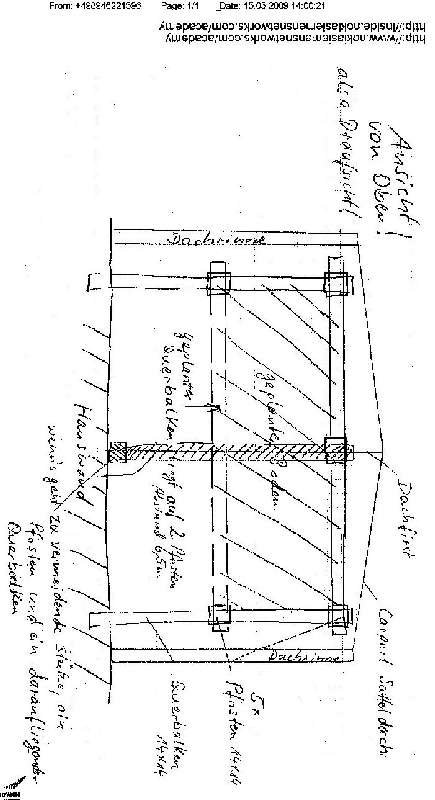 BAU.DE / BAU-Forum: 1. Bild zu Frage "Carport Zwischenboden: Querbalken (BSH) Dimensionierung, Stabilit&auml;t & Punktfundamente?" im BAU-Forum "Holzbau"