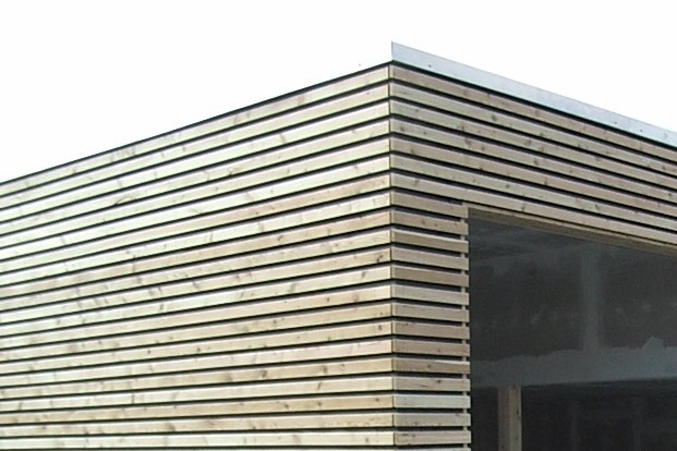 BAU.DE / BAU-Forum: 1. Bild zu Frage "Holzverkleidung f&uuml;r Holzgarage" im BAU-Forum "Holzbau"