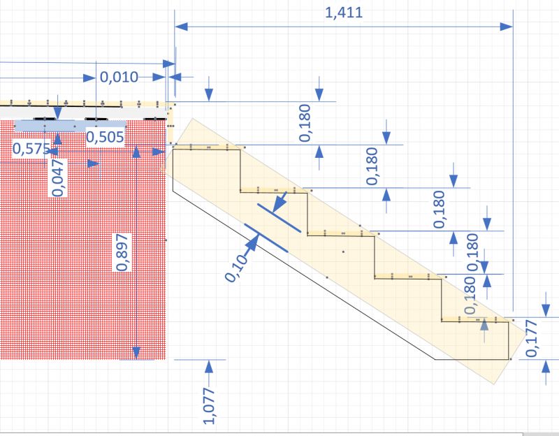 BAU.DE / BAU-Forum: 1. Bild zu Frage "Holztreppe f&uuml;r Terrasse bauen: Dimensionierung der Wangen, Materialwahl & Anleitung" im BAU-Forum "Holzbau"