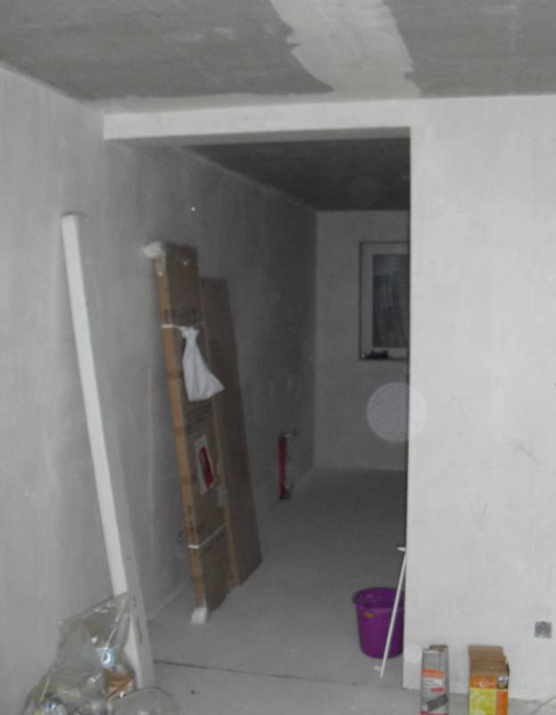 BAU.DE / BAU-Forum: 1. Bild zu Frage "Durchgang verkleinern F&uuml;r Glasschiebet&uuml;r" im BAU-Forum "Innenw&auml;nde"