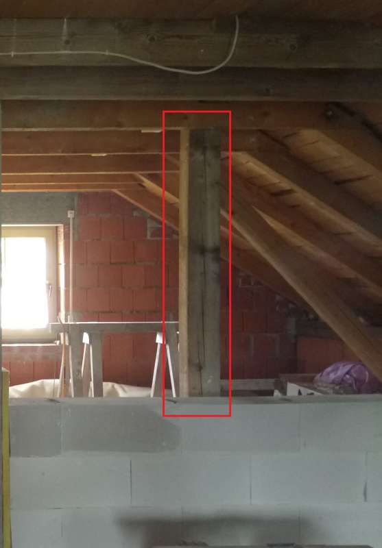 BAU.DE / BAU-Forum: 1. Bild zu Frage "Verbindung YTONG-Wand zu Pfette" im BAU-Forum "Innenw&auml;nde"