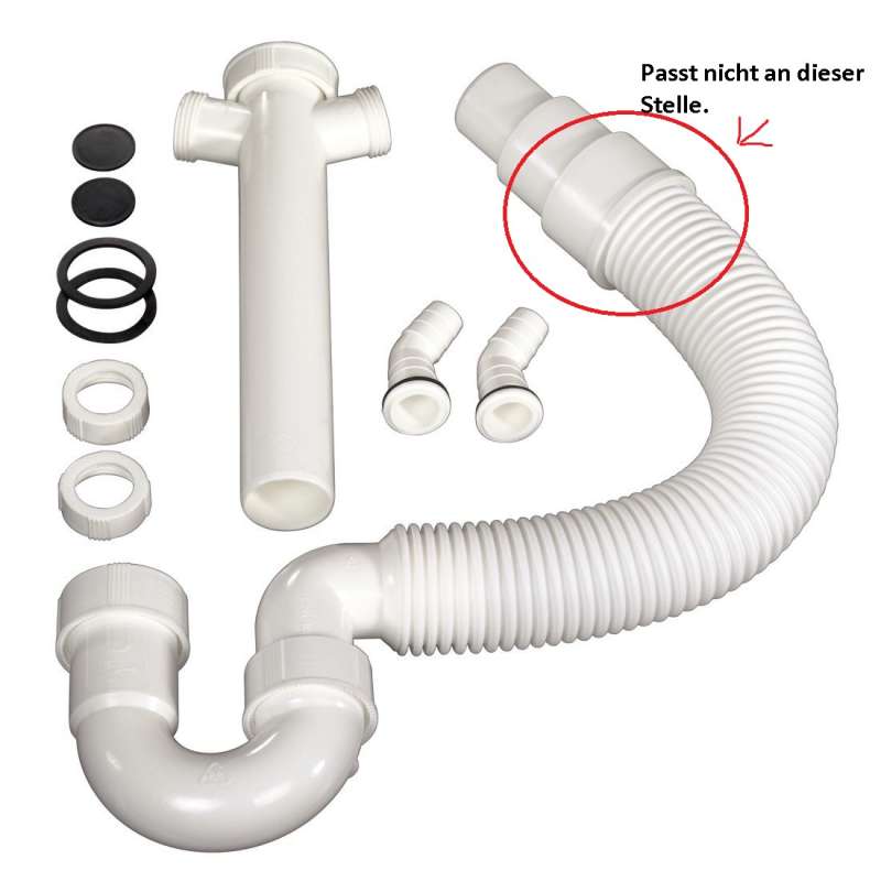 BAU.DE / BAU-Forum: 1. Bild zu Frage "K&uuml;chen Siphon zu gro&szlig;: Was tun? Alternativen, Montage & Kosten im &Uuml;berblick" im BAU-Forum "Installation: Elektro, Gas, Wasser, Fernw&auml;rme etc."
