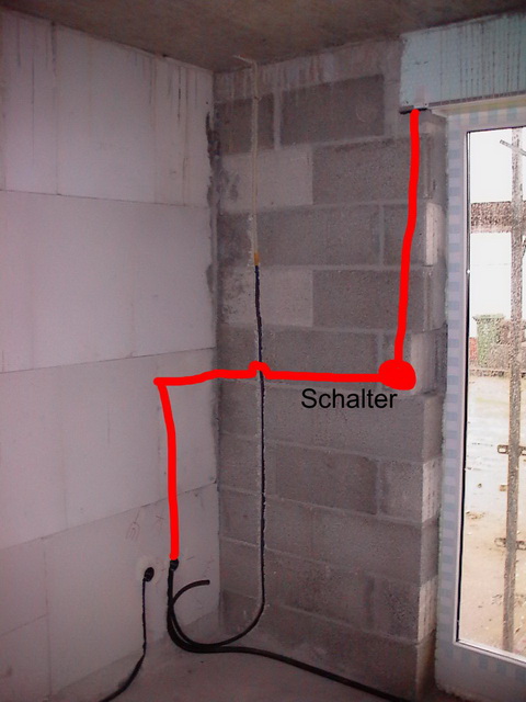 BAU.DE / BAU-Forum: 2. Bild zu Frage "Elektrokabel Unterputz verlegen f&uuml;r Rollladen: Was ist erlaubt? Regeln & Tipps" im BAU-Forum "Installation: Elektro, Gas, Wasser, Fernw&auml;rme etc."