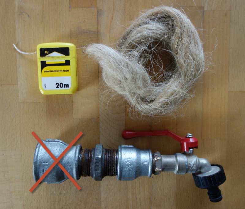 BAU.DE / BAU-Forum: 2. Bild zu Antwort "Grundlagen: Absperrventil bei Wasserentnahme unbedingt beachten" auf die Frage "Wasserentnahme im Neubau ohne Anschluss: Notl&ouml;sung mit Gartenschlauch & Hahn?" im BAU-Forum "Installation: Elektro, Gas, Wasser, Fernw&auml;rme etc."