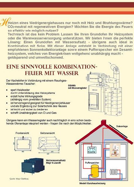 BAU.DE / BAU-Forum: 1. Bild zu Antwort "Grundofen mit Wassertasche: Optimale Heizungsalternative!" auf die Frage "Gasheizung Alternative: Holzvergaser, Grundofen oder Kaminofen? Kosten, Vergleich & Eignung" im BAU-Forum "Kamin und Kachelofen"