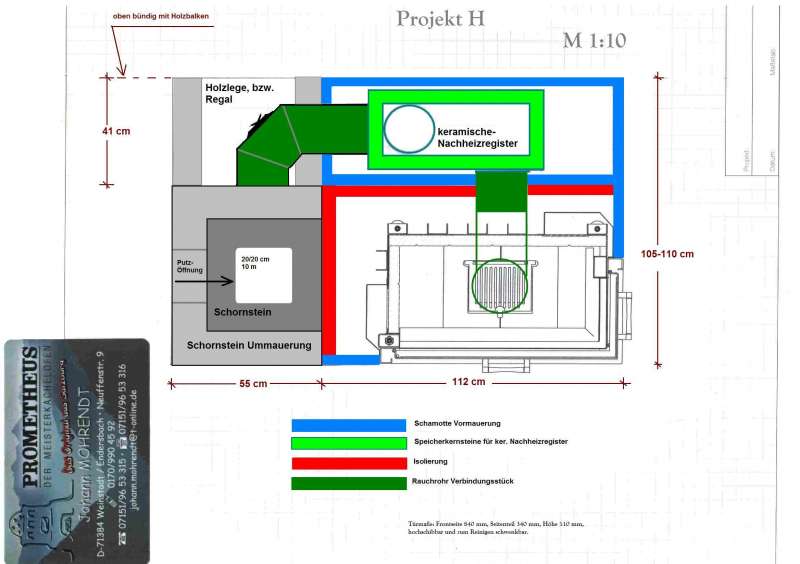 BAU.DE / BAU-Forum: 2. Bild zu Antwort "Freistehender Schornstein: Designintegration bei Grund&ouml;fen & Kombi&ouml;fen" auf die Frage "Kamin freistehend im Raum: Wandanschluss notwendig? Vorschriften & Sicherheit" im BAU-Forum "Kamin und Kachelofen"
