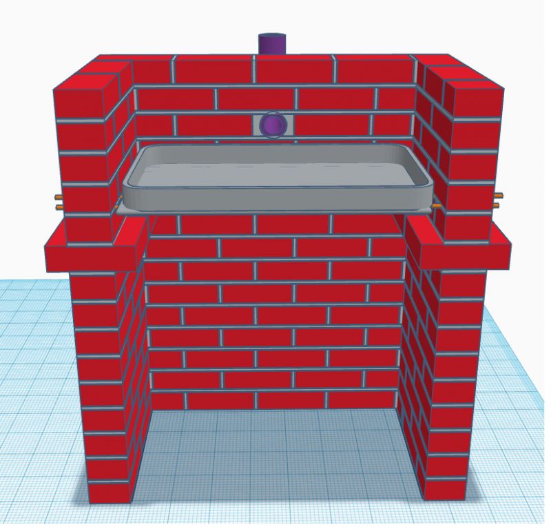 BAU.DE / BAU-Forum: 1. Bild zu Frage "Ofenrohr an Selbstbau-Grill anschlie&szlig;en: Machbarkeit, Rauchabzug & Sicherheit?" im BAU-Forum "Kamin und Kachelofen"