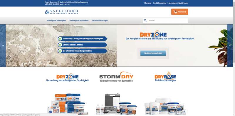 BAU.DE / BAU-Forum: 1. Bild zu Antwort "DRYZONE Bezugsquelle: Safeguard Europe &ndash; Preise & Verf&uuml;gbarkeit" auf die Frage "DRYZONE bei Mauerdurchfeuchtung: Erfahrungen, Alternativen & Risiken?" im BAU-Forum "Keller"