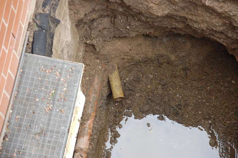 BAU.DE / BAU-Forum: 3. Bild zu Antwort "Keller Wasserschaden: Bilder zur Analyse von Drainage und Abdichtung" auf die Frage "Wasser im Keller: Ursachen finden, Sch&auml;den beheben & Abdichtung verbessern?" im BAU-Forum "Keller"