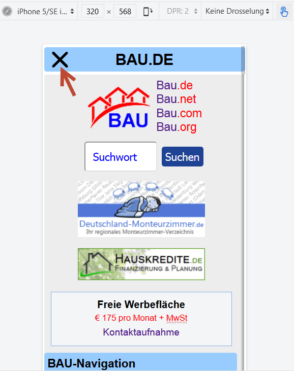 BAU.DE / BAU-Forum: 5. Bild zu Frage "Mobile Version" im BAU-Forum "Das Forum &uuml;ber unsere Foren - Anregungen, Kritik, Vorschl&auml;ge f&uuml;r neue Foren etc."
