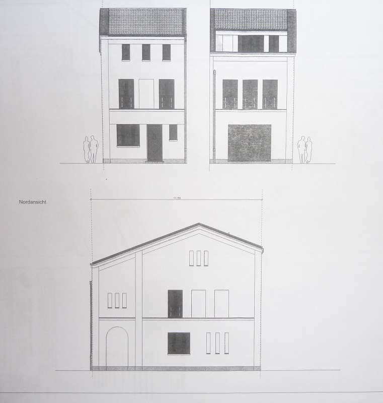 BAU.DE / BAU-Forum: 1. Bild zu Antwort "Plan-Details: Nordansicht, Gehwegniveau und Höhenansprüche" auf die Frage "Haus zu tief gebaut: Minderung berechnen – Wertminderung, Ursachen & Vorgehen?" im BAU-Forum "Neubau" BAU.DE / BAU-Forum: 1. Bild zu Antwort "Plan-Details: Nordansicht, Gehwegniveau und Höhenansprüche" auf die Frage "Haus zu tief gebaut: Minderung berechnen – Wertminderung, Ursachen & Vorgehen?" im BAU-Forum "Neubau"